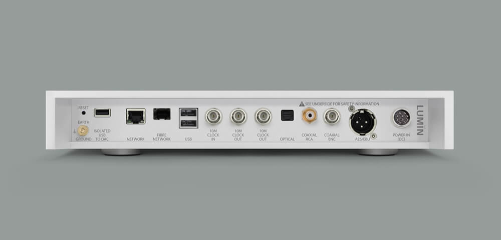 LUMIN U2X Silver rear