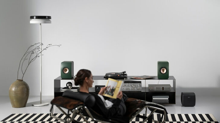 25 KEF LS50Meta MossGreen pair KC62 3 onlineonly