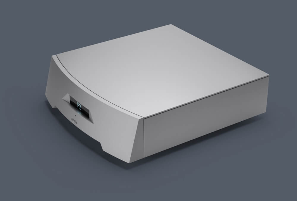LUMIN P2 Silver iso facing left